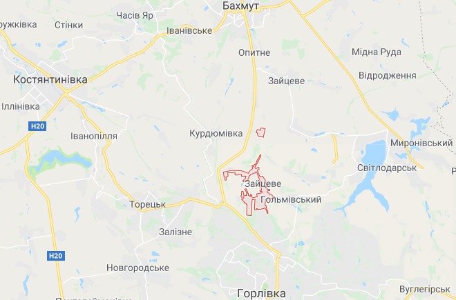 null Боевики с утра накрывают артиллерией фронтовой поселок Зайцево