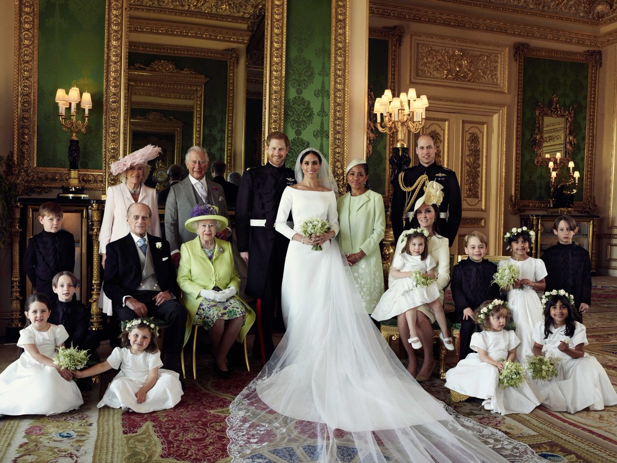 Свадьба принца Гарри и Меган Маркл: опубликованы официальные фото