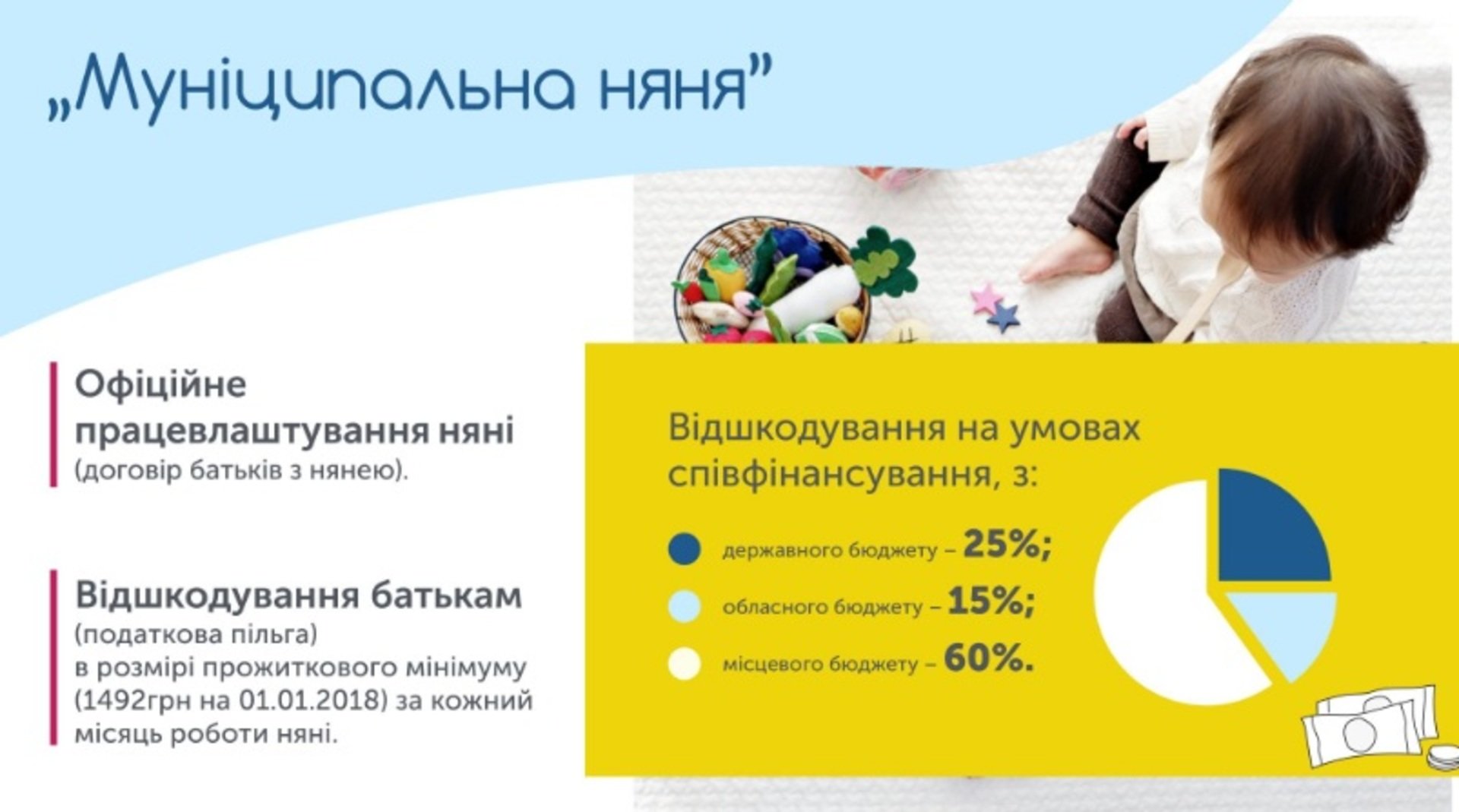 няня Матерям будут компенсировать из бюджета оплату няни