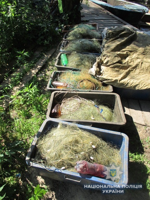 На Киевском море у браконьеров изъяли 230 кг рыбы на 80 тыс грн