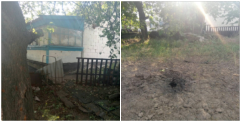 Оккупанты обстреляли Чермалык: мины попали в жилой дом - СЦКК