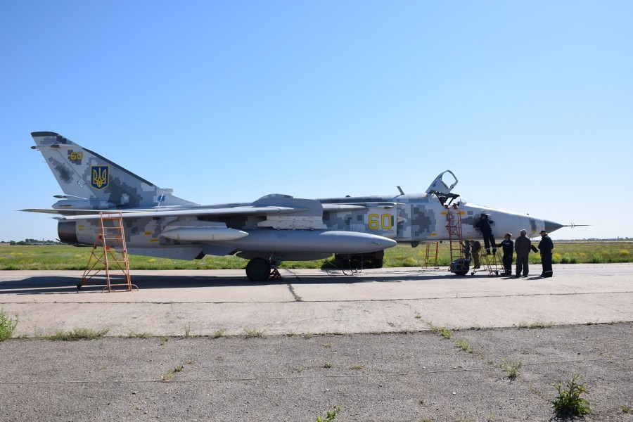 Су-25М1К Обнародованы фото модернизированного для Воздушных сил Су-25М1К