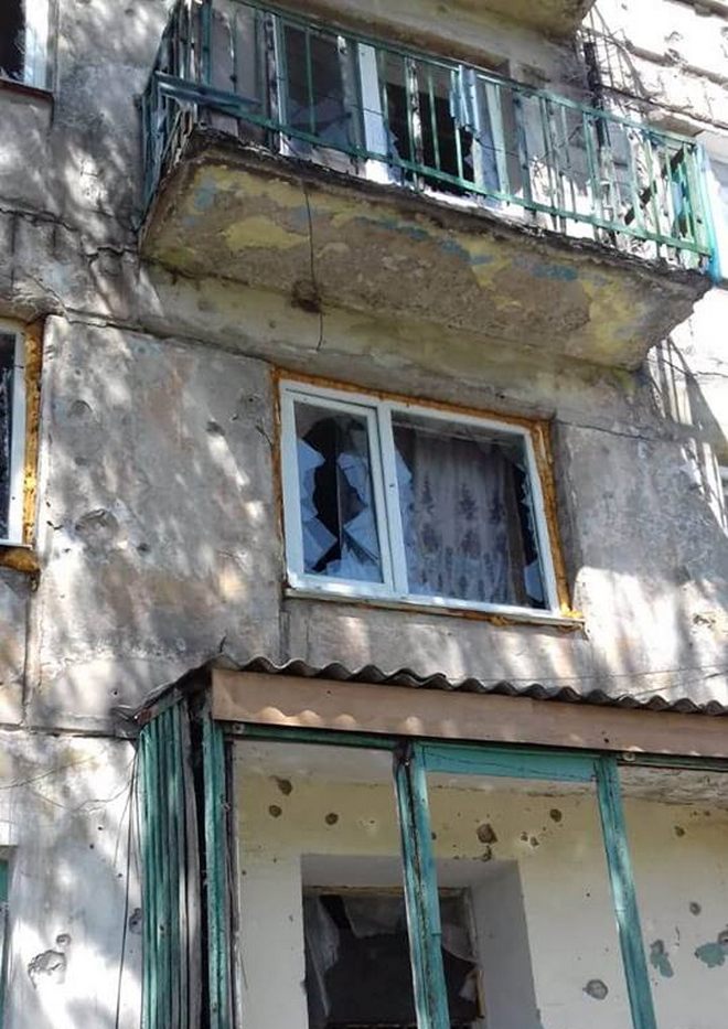 null Боевики обстреляли дома в Новотошковском и запустили ракету ПВО
