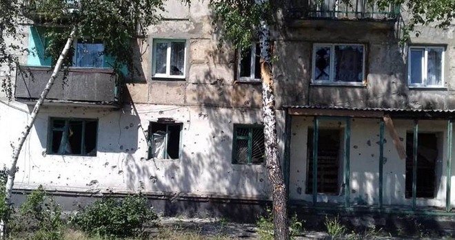 null Боевики обстреляли дома в Новотошковском и запустили ракету ПВО