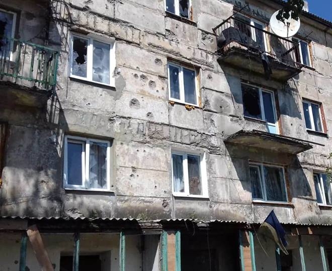 null Боевики обстреляли дома в Новотошковском и запустили ракету ПВО