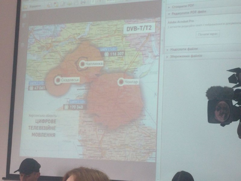 Крымская часть проекта цифрового вещания на оккупированных территориях