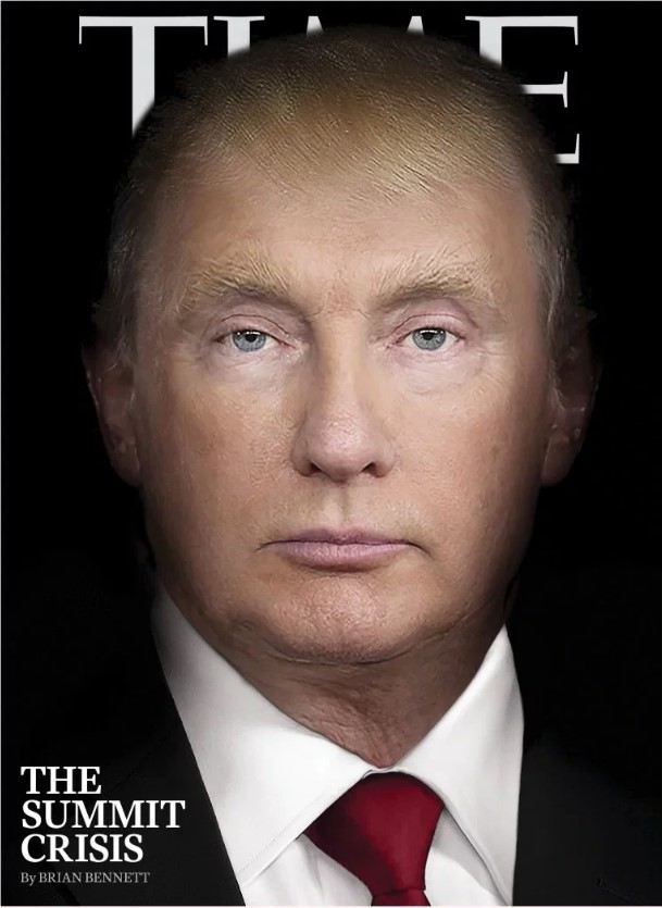 null Time напечатал на обложке нового номера Путинотрампа: фото