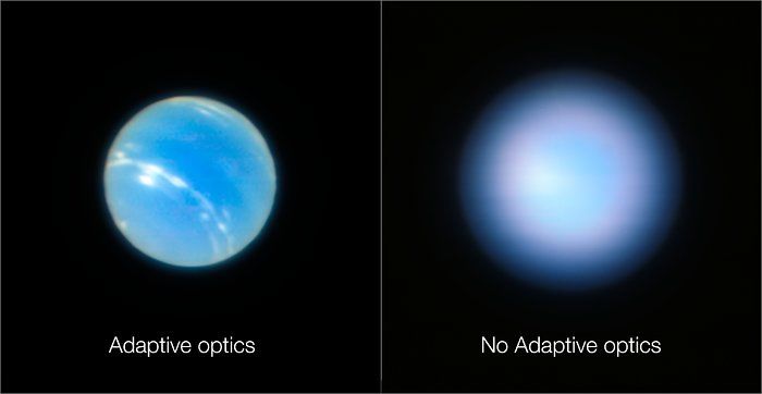 null Наземный телескоп заснял Нептун лучше, чем Hubble - видео