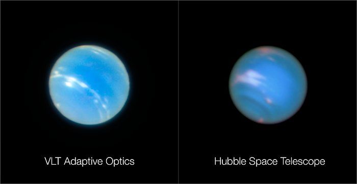 null Наземный телескоп заснял Нептун лучше, чем Hubble - видео