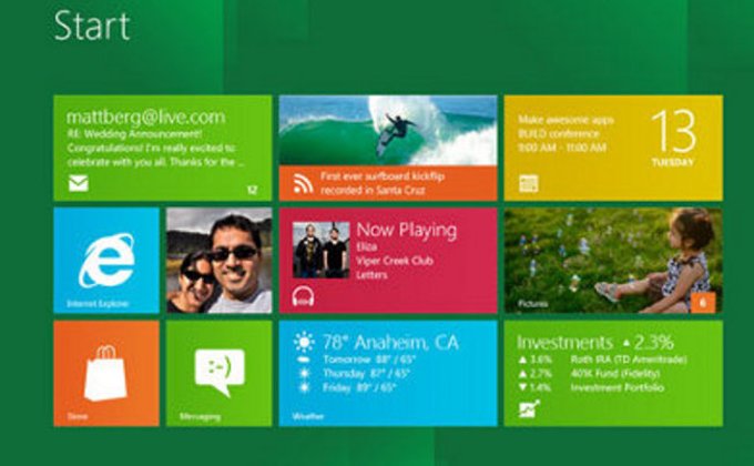 Microsoft приоткрыла Windows 8