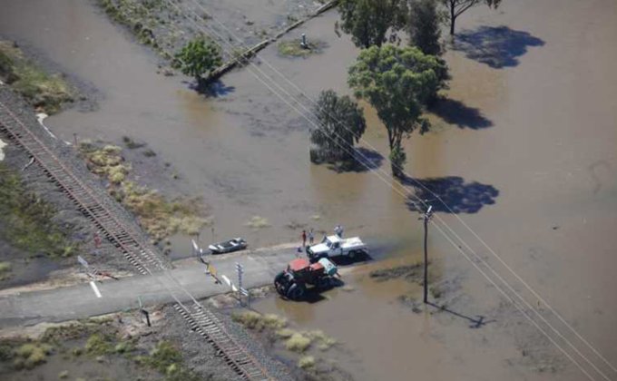 Австралию терзает наводнение 