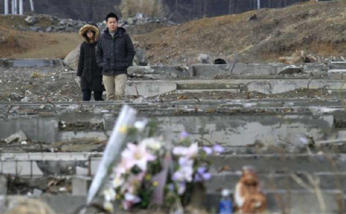 В Японии почтили память жертв землетрясения