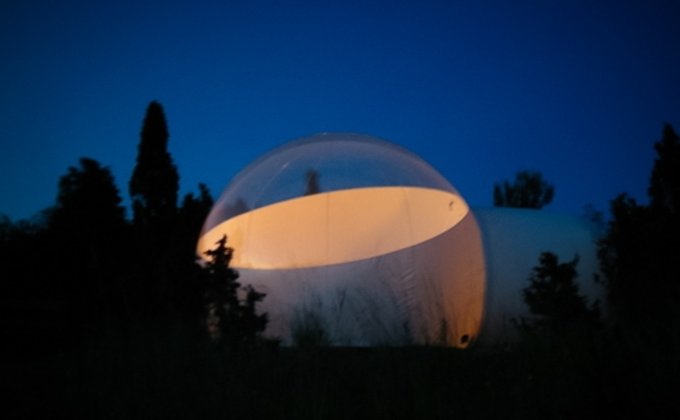 В Эстонии появился отель-пузырь
