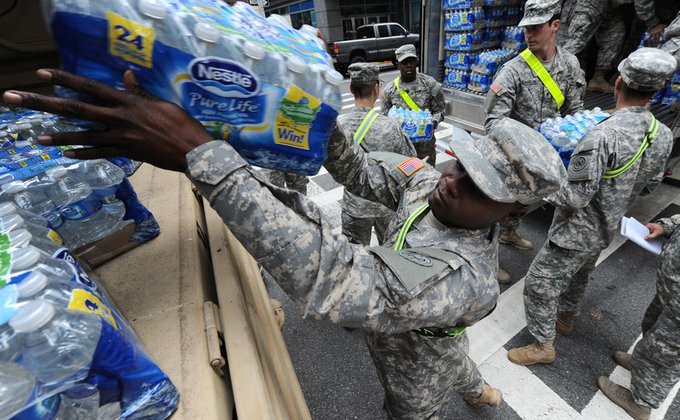 Нью-Йорк после Сэнди: вода не отступает и продуктовый кризис  