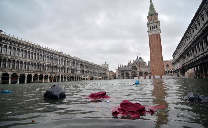 Дожди затопили 70% Венеции 