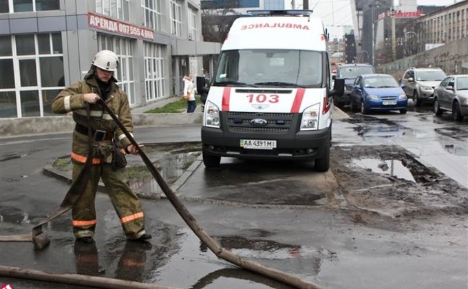 Пожар на Шулявке: Сбербанк России не сгорел