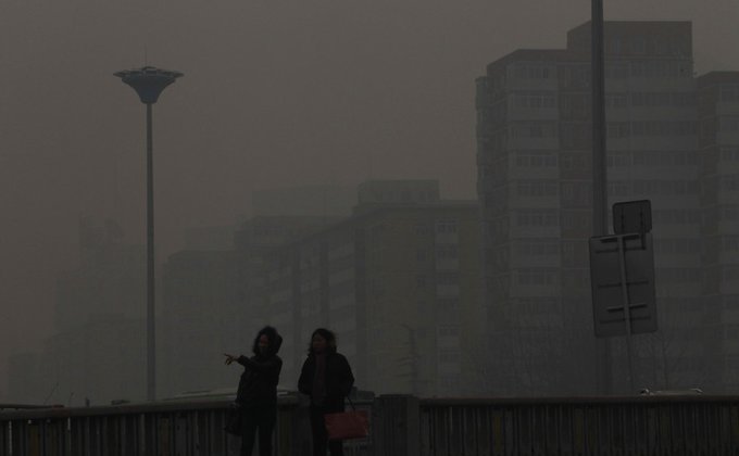 Пекин задыхается в смоге 