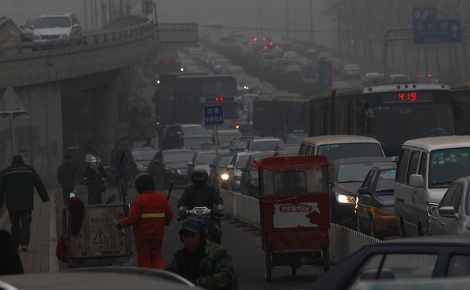 Пекин задыхается в смоге 