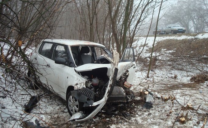 На Черкасщине Skoda слетела с дороги: трое погибших