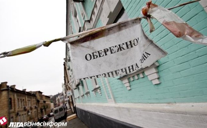 Оползень на Подоле: киевляне отказываются покидать жилье