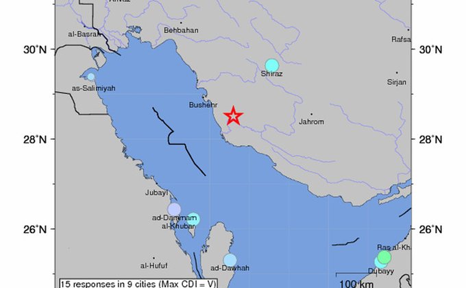 Мощное землетрясение в Иране: погибли 37 человек