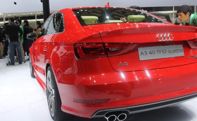 Автошоу в Шанхае: Мировая премьера Audi A3 Sedan
