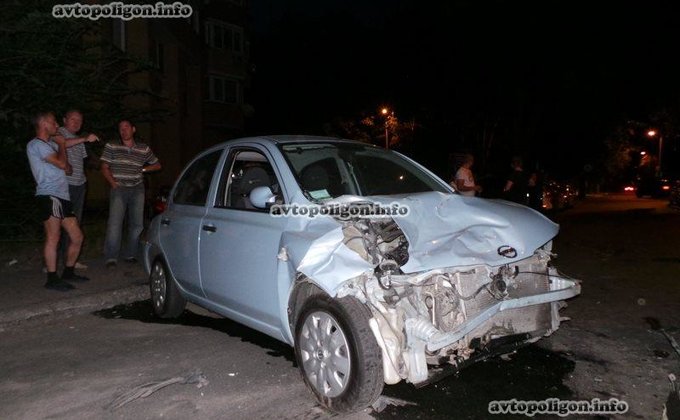 Крупное ДТП в Киеве: девушка на Nissan разбила пять иномарок