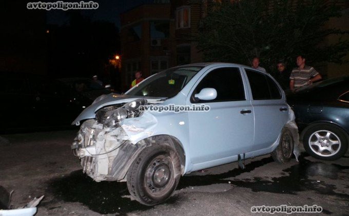 Крупное ДТП в Киеве: девушка на Nissan разбила пять иномарок