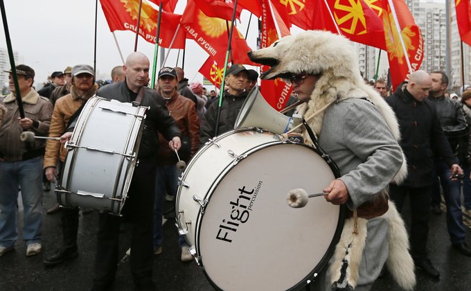 На Русском марше в Москве призывали к расправе над кавказцами