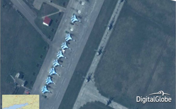 НАТО показало снимки российской армии на границе с Украиной 