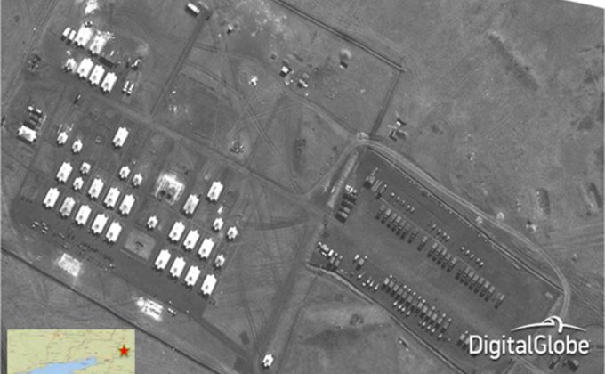 НАТО показало снимки российской армии на границе с Украиной 