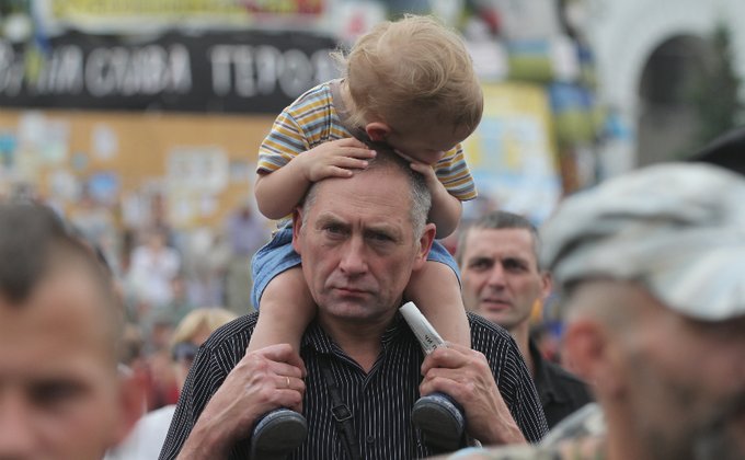В Киеве собралось народное вече: фото с Майдана