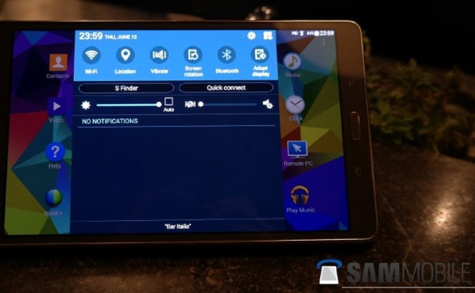 Samsung представил новую линейку планшетов Galaxy Tab S