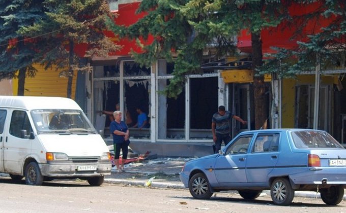 Освобожденный Углегорск: фото города после террористов