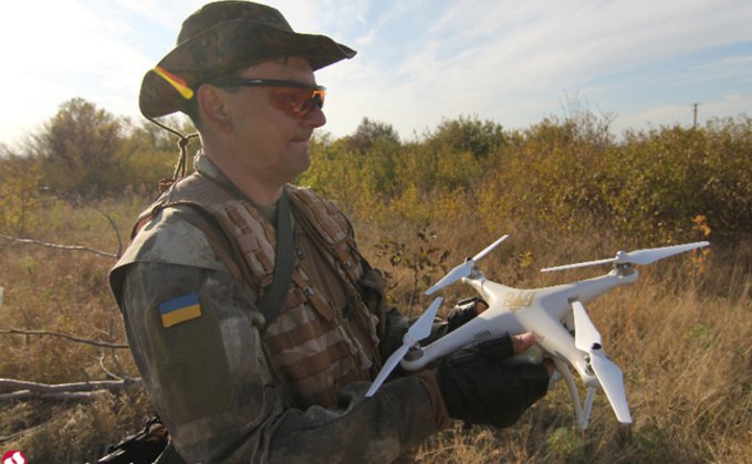 Украинские беспилотники в зоне АТО: фоторепортаж