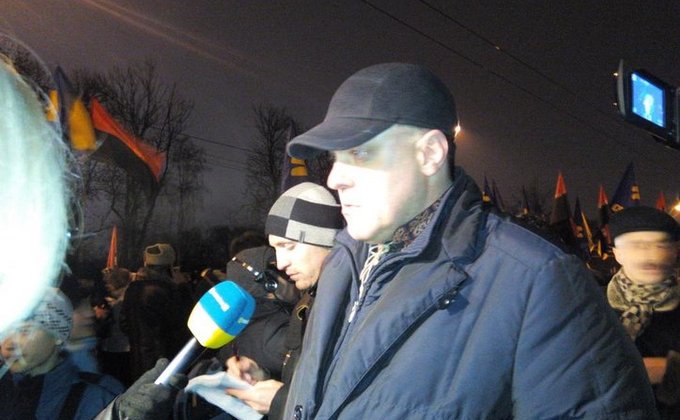 В Киеве проходит факельное шествие ко дню рождения Бандеры