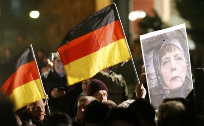 Митинги в Германии против исламизации и за толерантность: фото