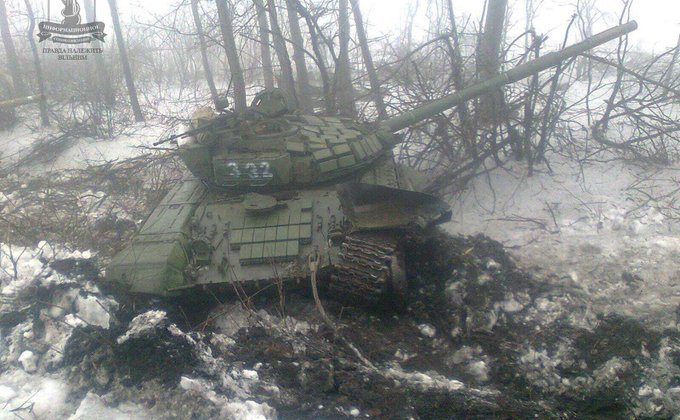 Силы АТО уничтожили 11 танков террористов: фото из-под Дебальцево