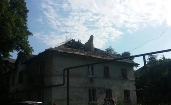 Последствия обстрела боевиками прифронтовой Красногоровки: фото