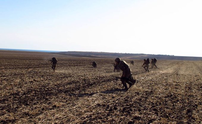 Украинские морпехи отработали отражение атак противника: фото