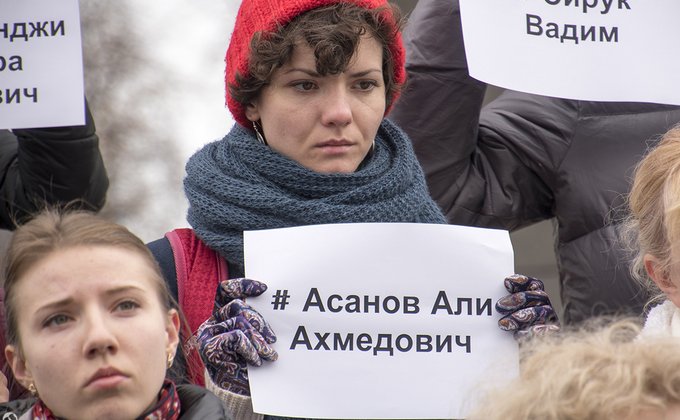 На Майдане прошла акция в поддержку политзаключенных: фото