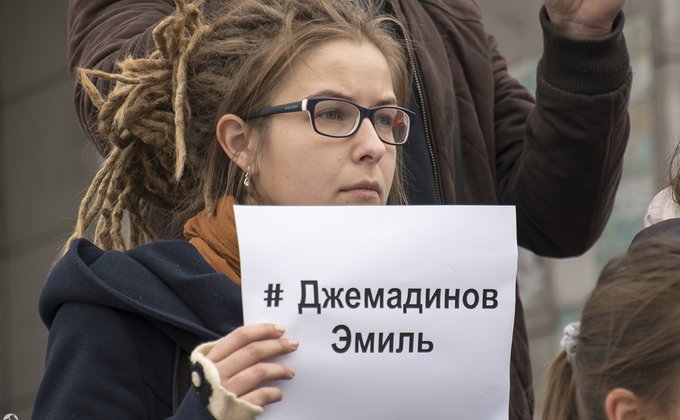 На Майдане прошла акция в поддержку политзаключенных: фото