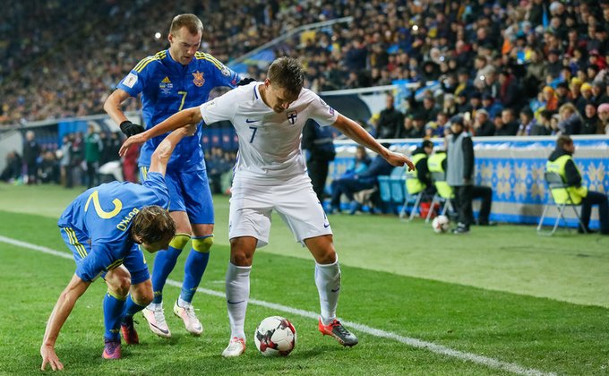 Отбор к чемпионату мира-2018: Украина - Финляндия: 1:0