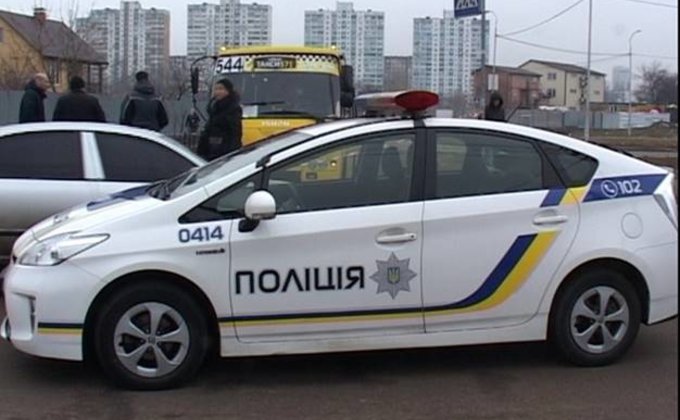 Преследование похитителя маршрутки в Киеве: ранены два человека