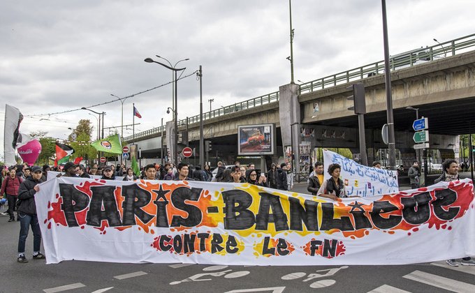 В Париже акция против Марин Ле Пен завершилась беспорядками