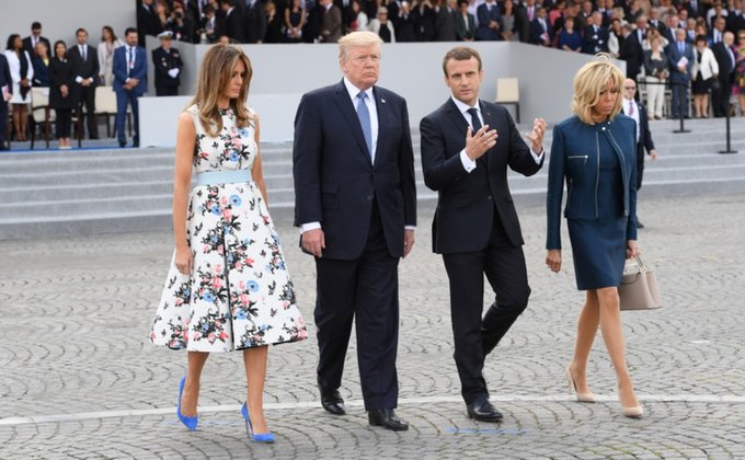 День взятия Бастилии: Макрон вместе с Трампом принял парад