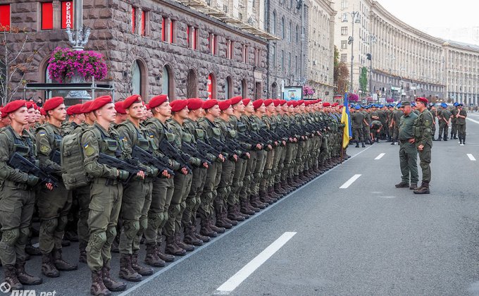 Воины Украины: фоторепортаж репетиции парада ко Дню Независимости