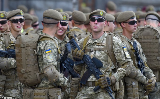 Воины Украины: фоторепортаж репетиции парада ко Дню Независимости