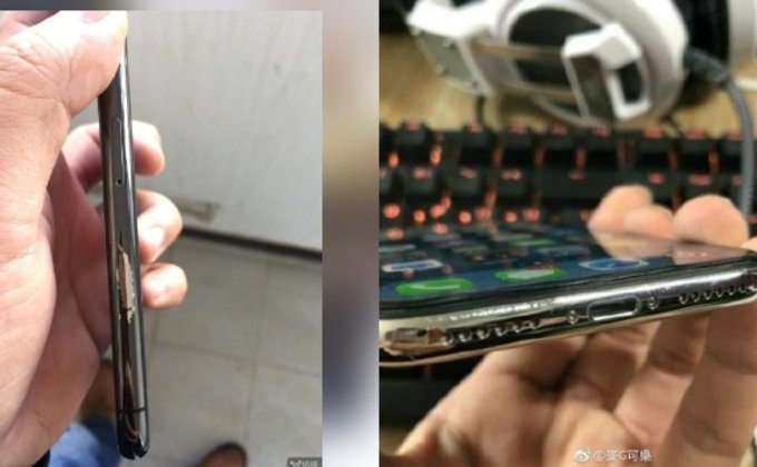 У iPhone X обнаружили проблему с корпусом: фото