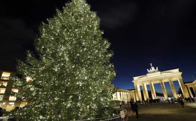 Как выглядят рождественские елки в разных городах мира: фото